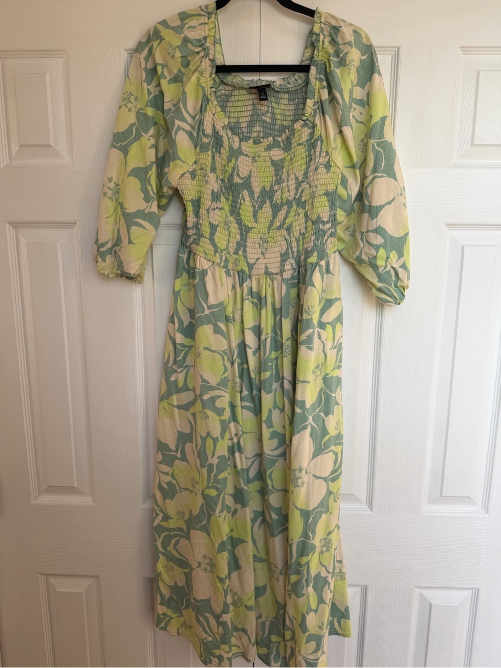 torrid Floral Ruched Midi Dress